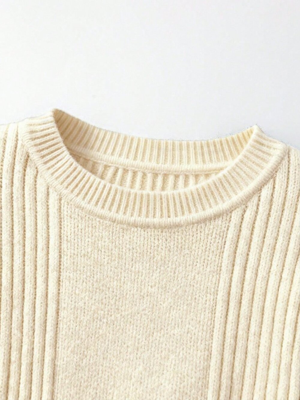 Apricot Casual Women's Ruffle Hem Sweater - Picture 3 of 4